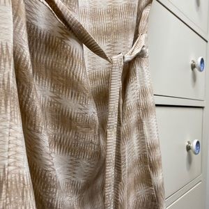 Petticoat Alley Tan Stripe Dress